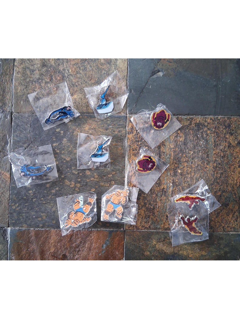 Marvel Fantastic Four 2025 Dealer Exclusive Promo Pins 2 Set SEALED Bundle Of 10